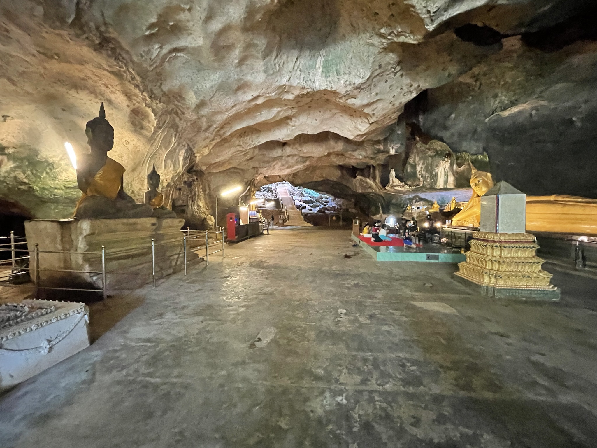 Khao Sok National Park: A Must-Visit Destination from Krabi Bhuddist cave with people praying
