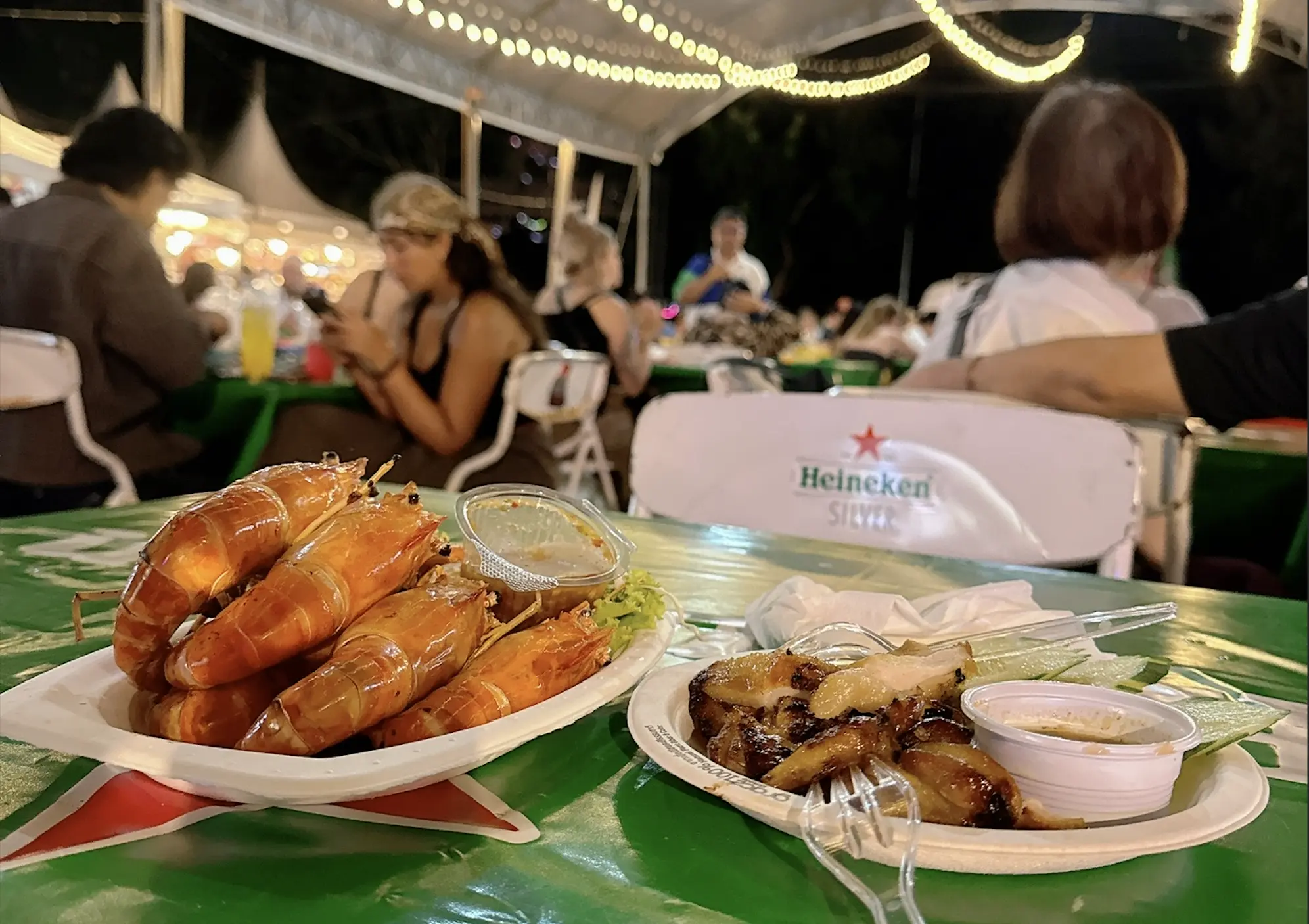 Seafood at Landmark Ao Nang Krabi market