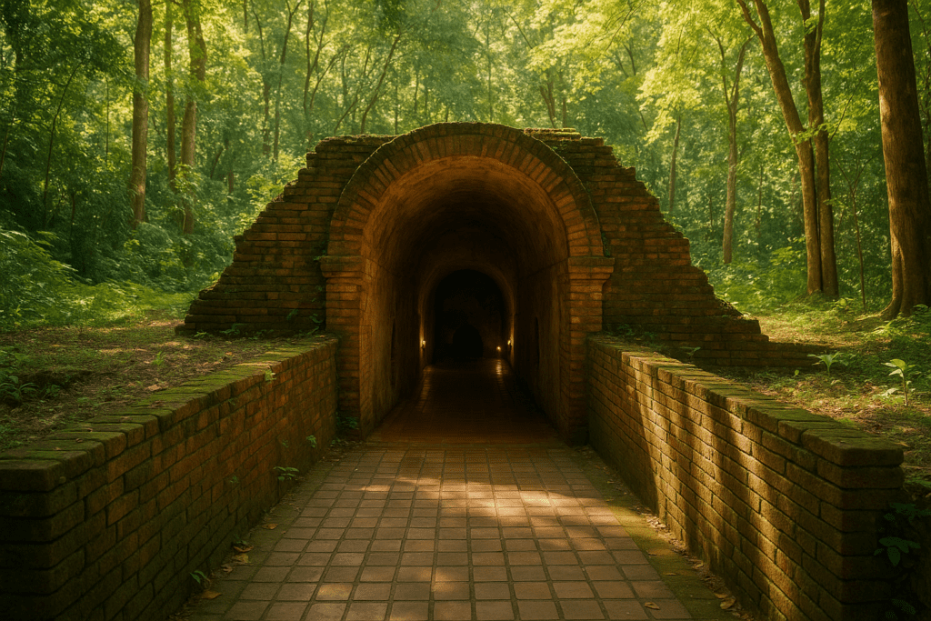 Exploring Wat Umong's Meditation Tunnels Meditation tunnels of Wat Umong in Chiang Mai