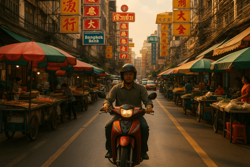 Bangkok Motorbike Adventure Explore Bangkok's vibrant streets on a motorbike