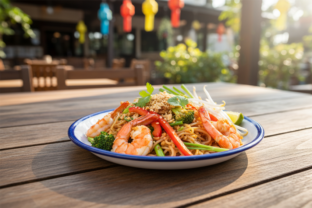 Delicious traditional Thai cuisine from Phuket