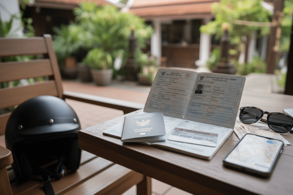 Essential documents for scooter rental in Chiang Mai